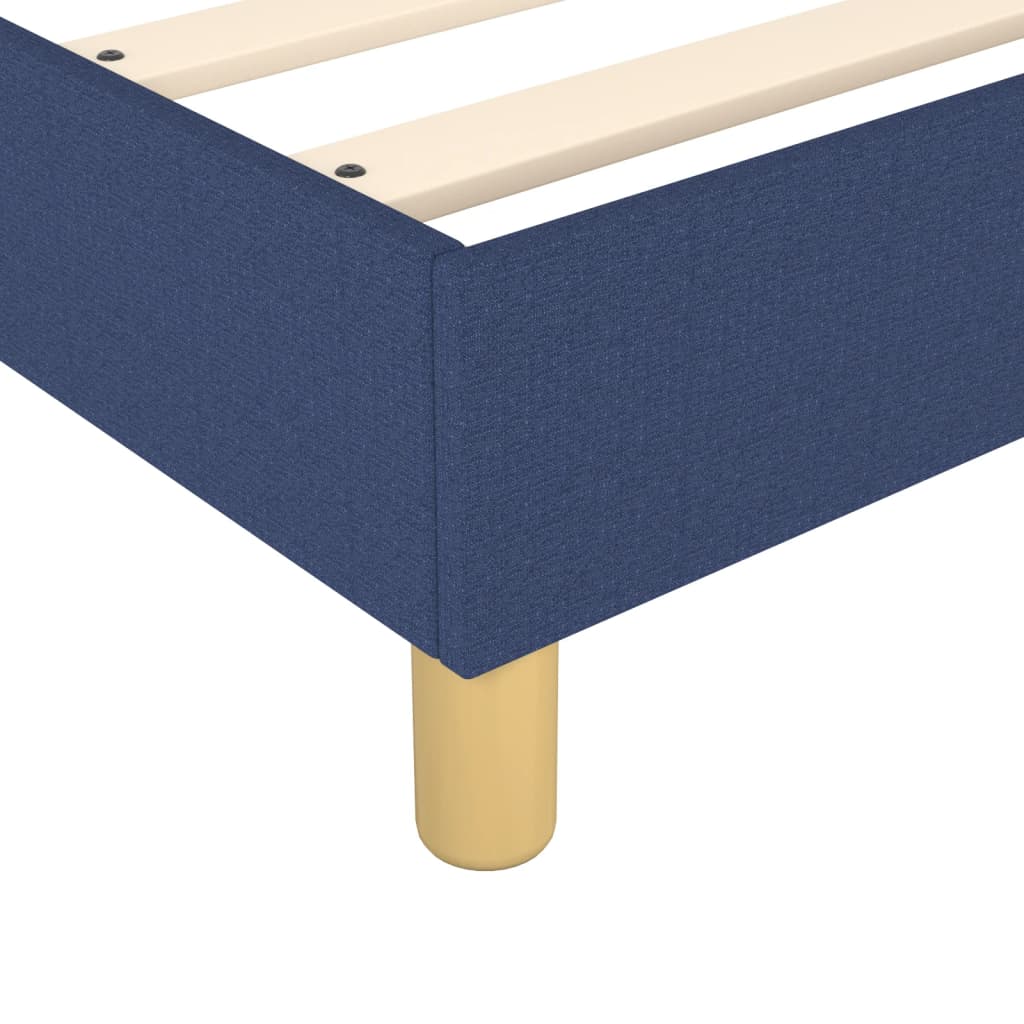 Boxspring Met Matras Stof Blauw