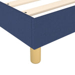 Boxspring Met Matras Stof Blauw