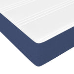 Boxspring Met Matras Stof Blauw