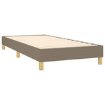 Boxspring Met Matras Stof Taupe