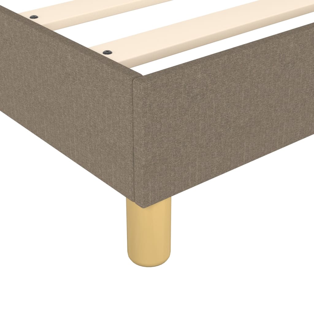 Boxspring Met Matras Stof Taupe