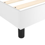 Boxspring Met Matras Kunstleer Wit