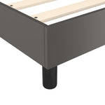 Boxspring Met Matras Kunstleer Grijs