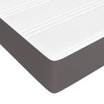 Boxspring Met Matras Kunstleer Grijs
