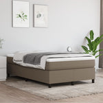 Boxspring Met Matras Stof Taupe