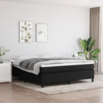Boxspring Met Matras Stof Zwart
