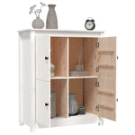 Dressoir 83X41,5X100 Cm Massief Grenenhout