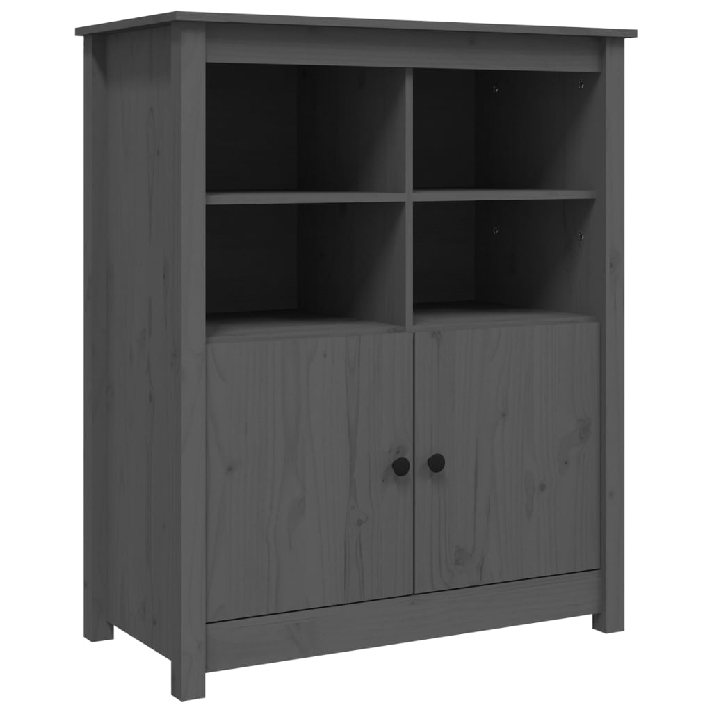 Dressoir 83X41,5X100 Cm Massief Grenenhout