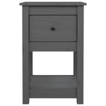 Nachtkastjes 40X35X61,5 Cm Massief Grenenhout