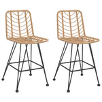 Barkrukken 45X56X103,5 Cm Pe-Ratten En Staal