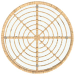 Eettafel Ø80 Cm Gehard Glas En Staal