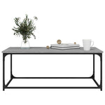 Salontafel Bewerkt Hout En Ijzer