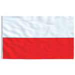 Vlag Met Vlaggenmast Polen 6,23 M Aluminium