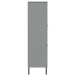 Boekenkast Met Metalen Poten Oslo 90X35X128,5 Cm Hout