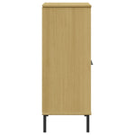 Boekenkast Met Metalen Poten Oslo 90X35X90,5 Cm Hout