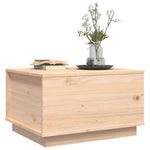 Salontafel 60X50X35 Cm Massief Grenenhout
