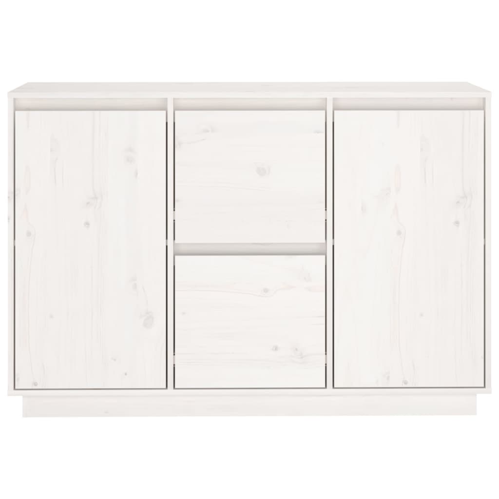 Dressoir 111X34X75 Cm Massief Grenenhout