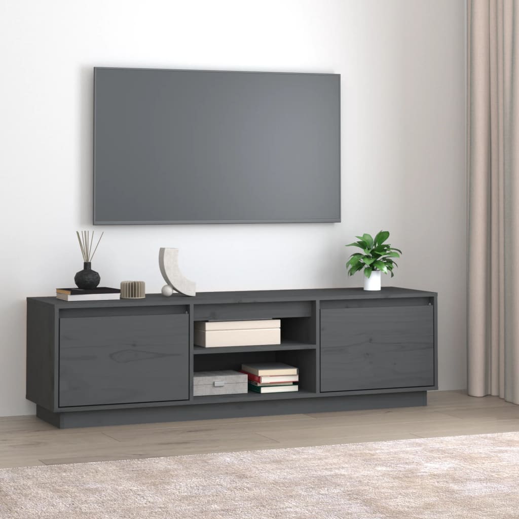 Tv-Meubel 40X35X40 Cm Massief Grenenhout