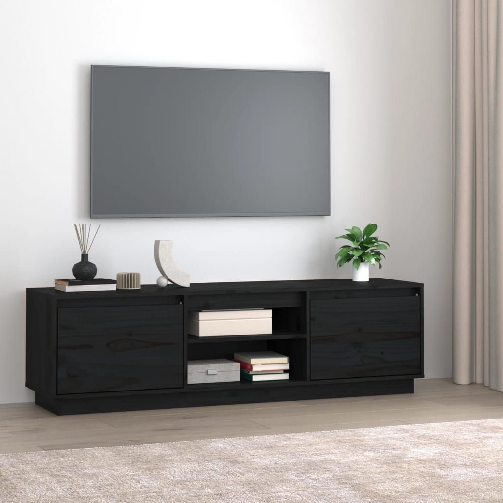 Tv-Meubel 40X35X40 Cm Massief Grenenhout