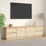 Tv-Meubel 176X37X47,5 Cm Massief Grenenhout