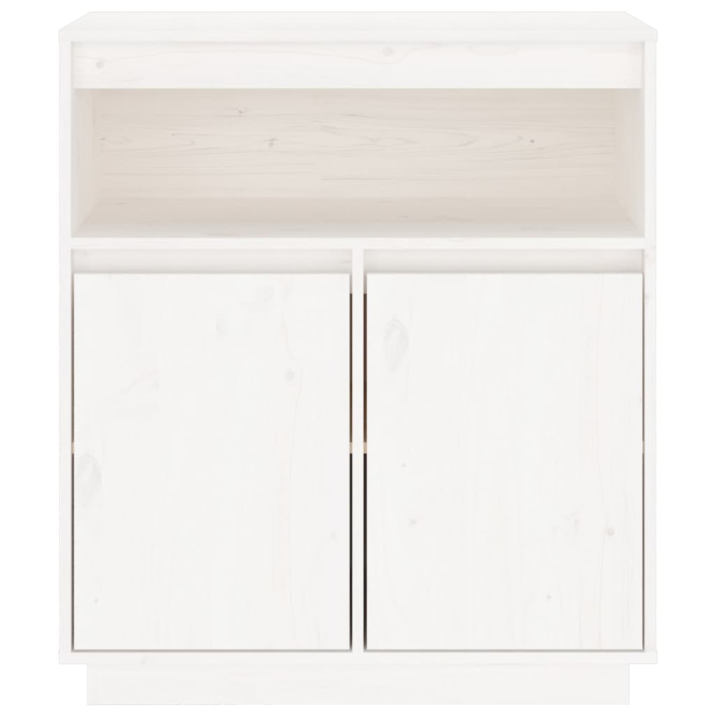 Dressoir 70X34X80 Cm Massief Grenenhout