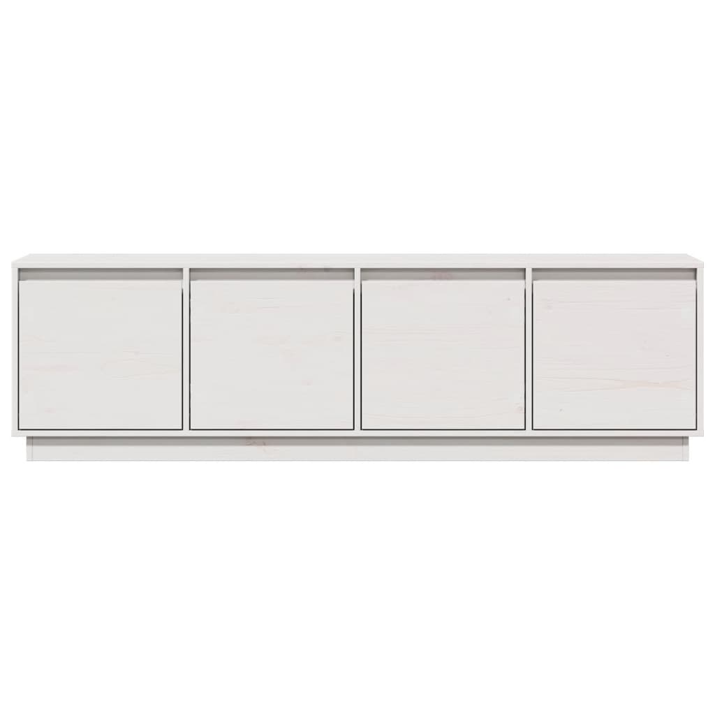 Tv-Meubel 156X37X45 Cm Massief Grenenhout