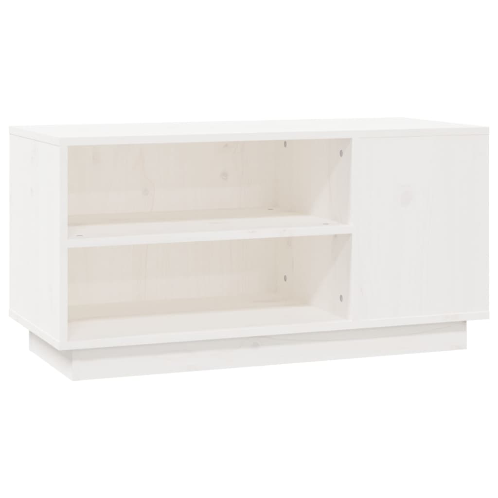 Tv-Meubel 80X35X40,5 Cm Massief Grenenhout