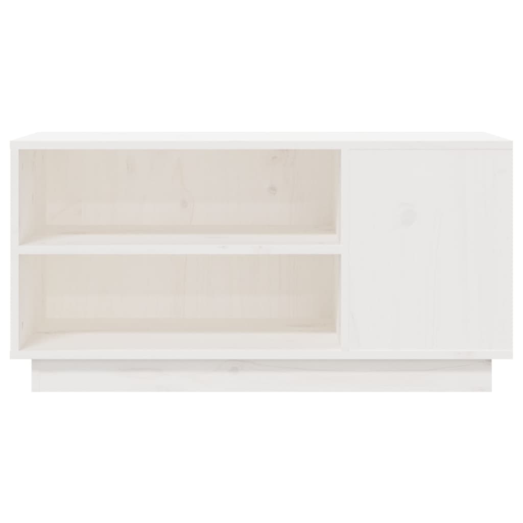 Tv-Meubel 80X35X40,5 Cm Massief Grenenhout