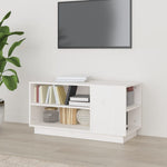 Tv-Meubel 80X35X40,5 Cm Massief Grenenhout