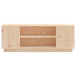 Tv-Meubel 0X35X40,5 Cm Massief Grenenhout