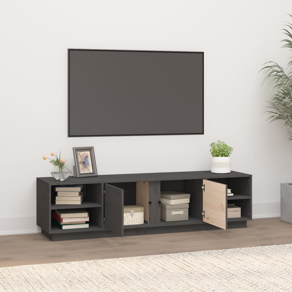 Tv-Meubel 156X40X40 Cm Massief Grenenhout