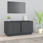 Tv-Meubel 80X35X40,5 Cm Massief Grenenhout