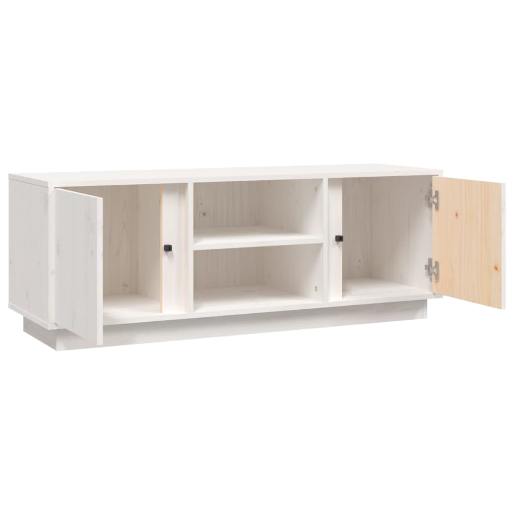 Tv-Meubel 110X35X40,5 Cm Massief Grenenhout