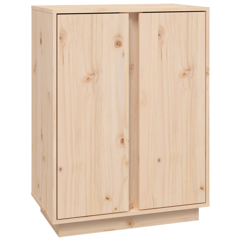 Dressoir 60X35X80 Cm Massief Grenenhout