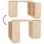 Bureau 110X50X75 Cm Massief Grenenhout