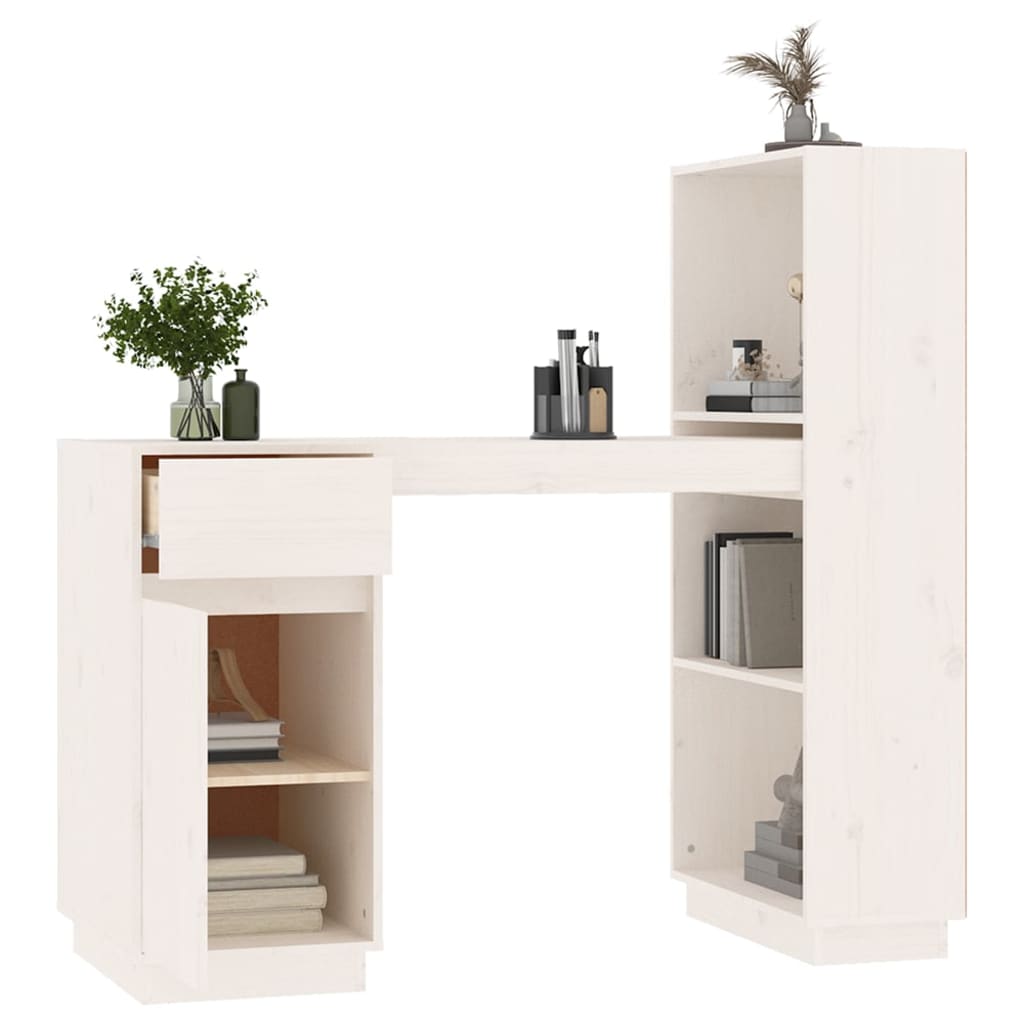 Bureau 110X53X117 Cm Massief Grenenhout