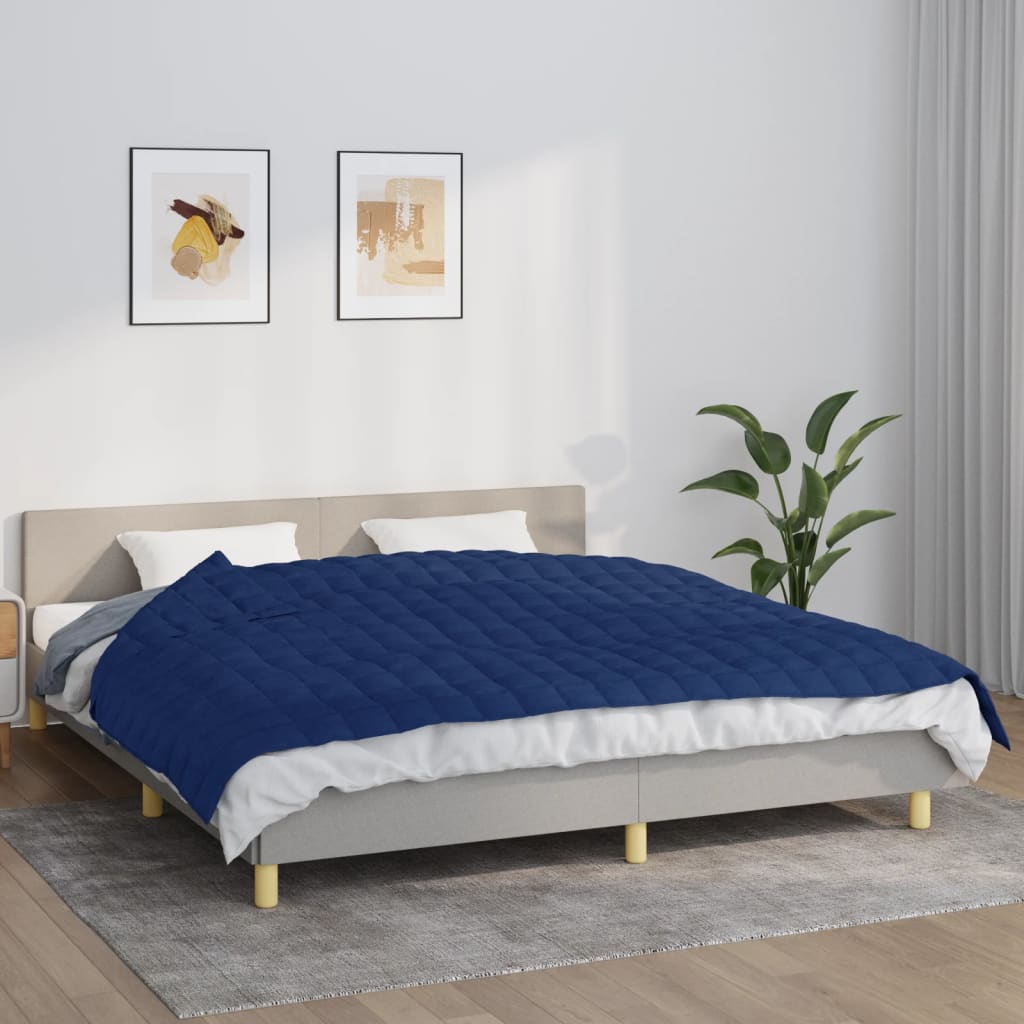 Verzwaringsdeken Stof Blauw
