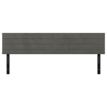 Hoofdborden 2 St 100X5X78/88 Cm Fluweel