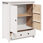 Hoge Kast 83X41,5X100 Cm Massief Grenenhout