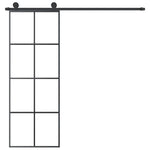 Schuifdeur Met Beslag Esg-Glas En Aluminium