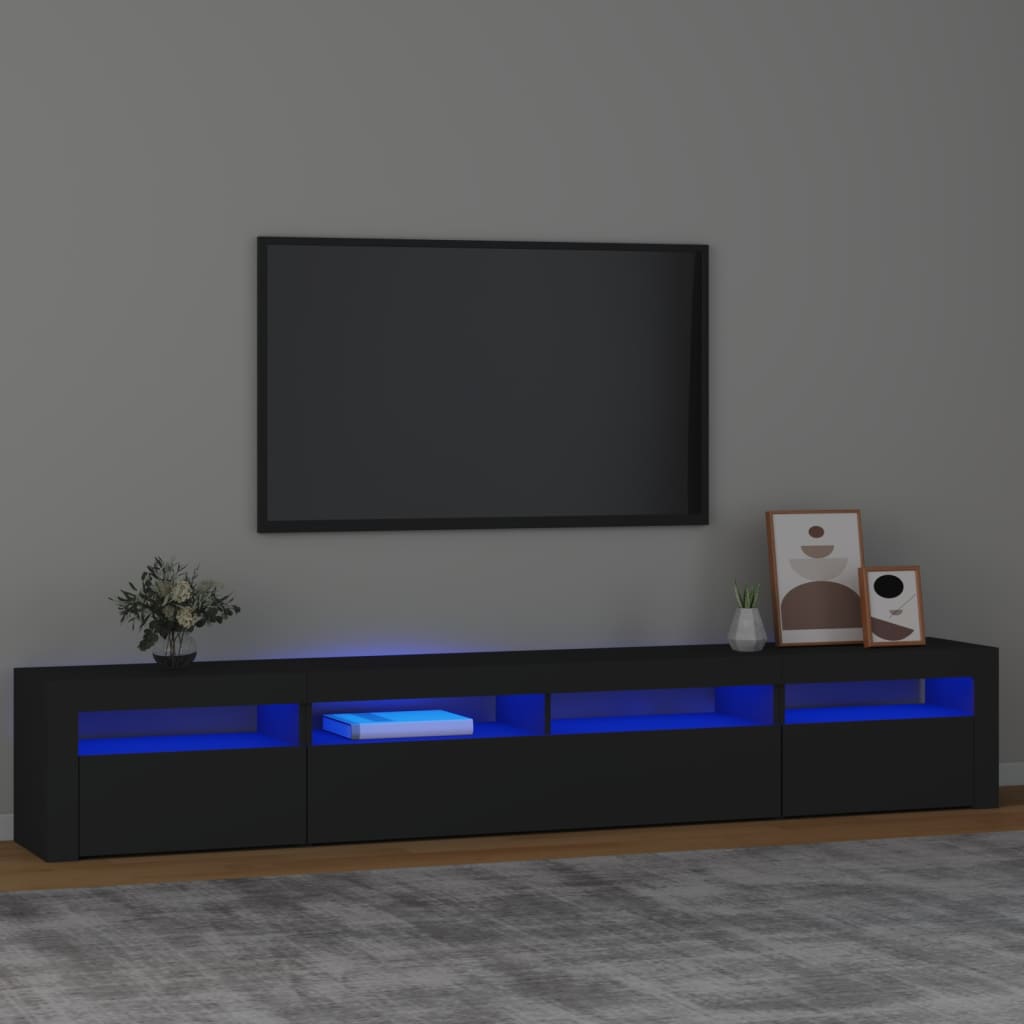 Tv-Meubel Met Led-Verlichting 240X35X40 Cm