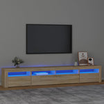 Tv-Meubel Met Led-Verlichting 240X35X40 Cm