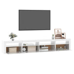 Tv-Meubel Met Led-Verlichting 240X35X40 Cm