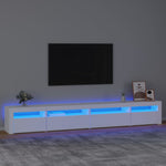 Tv-Meubel Met Led-Verlichting Eiken