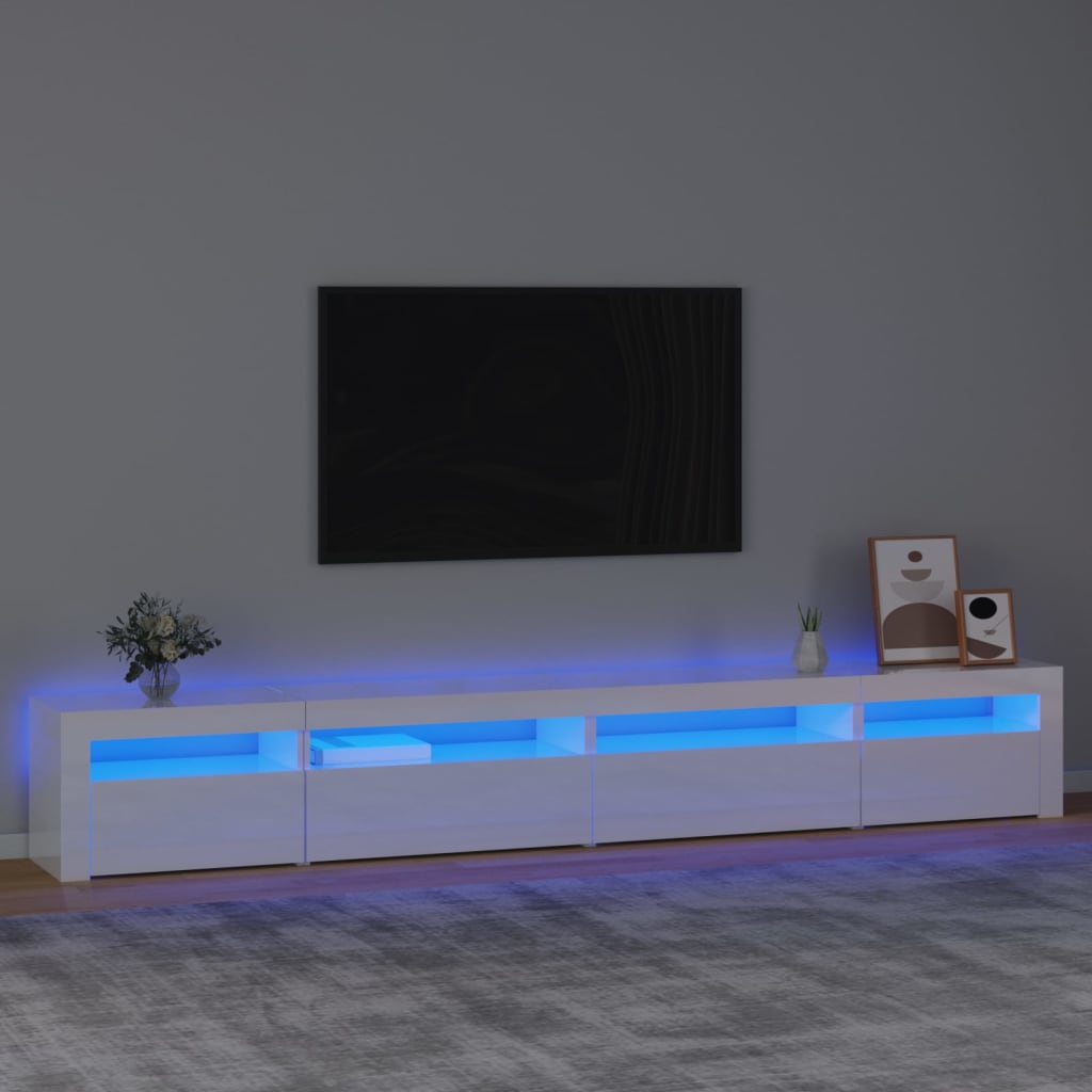 Tv-Meubel Met Led-Verlichting Eiken