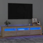 Tv-Meubel Met Led-Verlichting 240X35X40 Cm