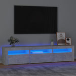 Tv-Meubel Met Led-Verlichting 180X35X40 Cm Wit