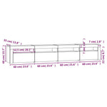 Tv-Meubel Met Led-Verlichting Eiken