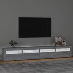 Tv-Meubel Met Led-Verlichting Eiken