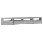 Tv-Meubel Met Led-Verlichting Eiken